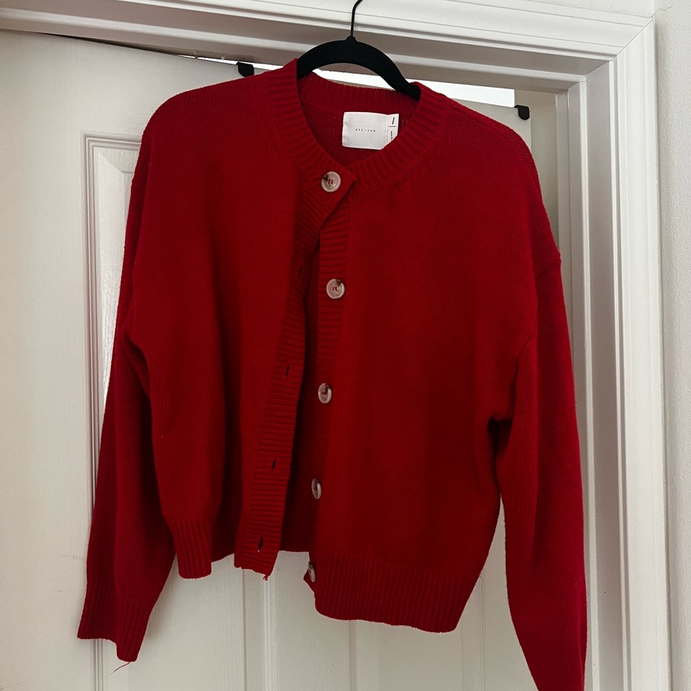 Red Lucy Cardigan - Ascot and Hart / All Row
